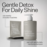 Shampoo + Treatment product images with Gentle Detox For Daily Shine 