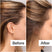 Before/After of scalp and hair after using Act+Acre Fulvic Acid Volumizing Dry Shampoo