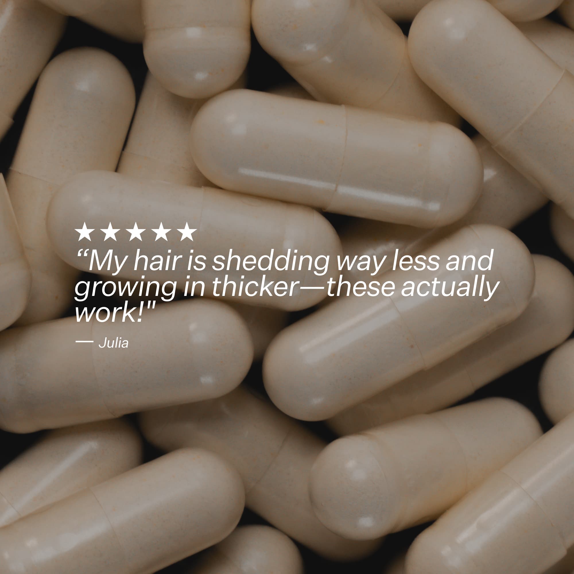 Act+Acre Thick + Full Hair Capsules with positive customer review and 5 star rating