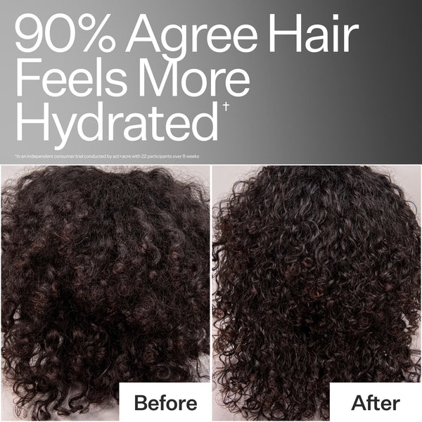 Before/After when using Daily Hydro™ Scalp Serum