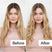 Before/After of woman with long blonde hair using Act+Acre Soft Wave System