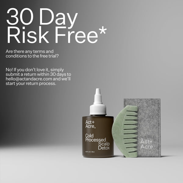 Act+Acre Detox Gua Sha System with text reading "30 Day Risk Free*"
