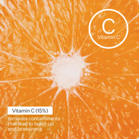 Close image of orange with Vitamin C copy description 
