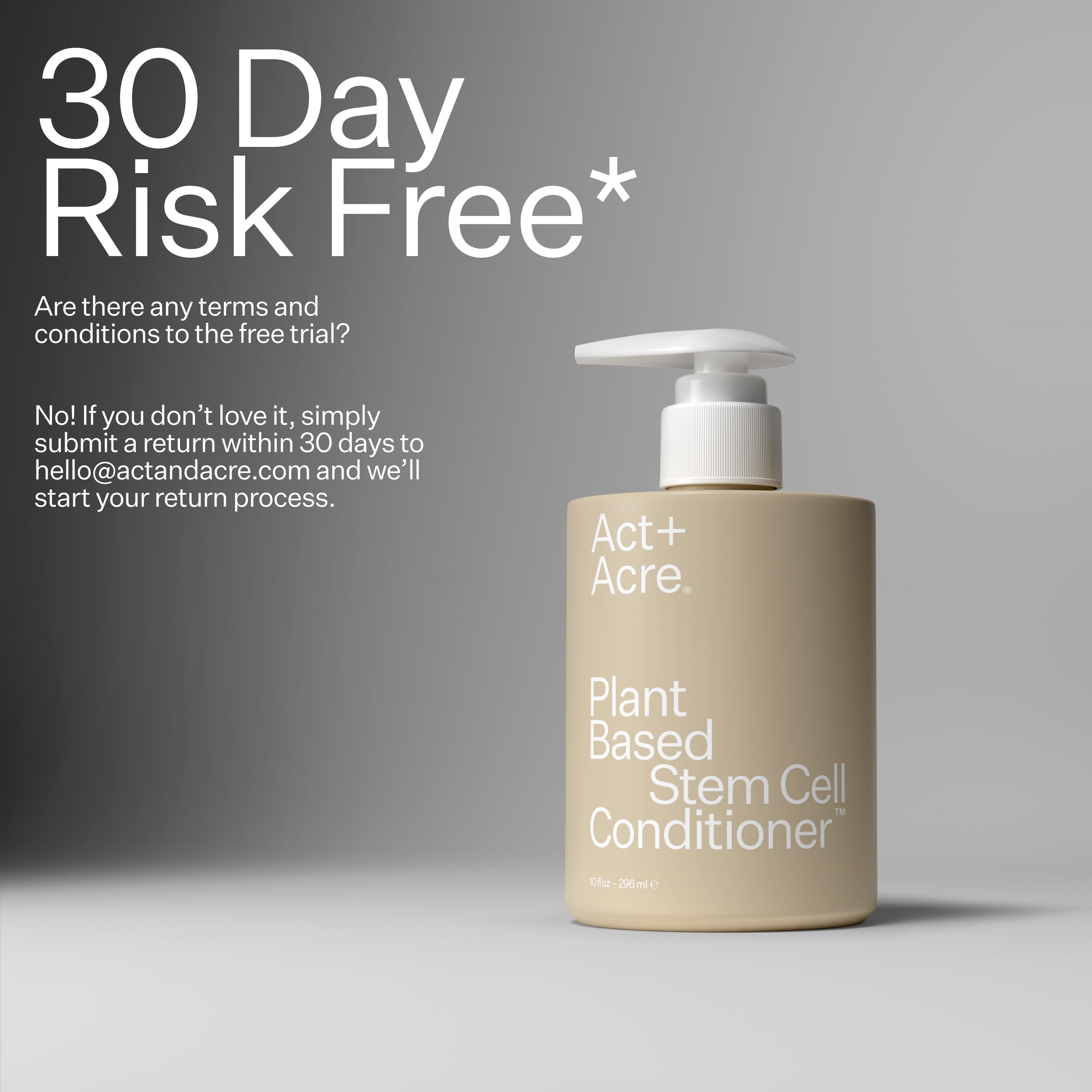 AC Stem Cell+ ACトリートメントセット Plant Based Stem Cell Conditioner™ – Act+Acre