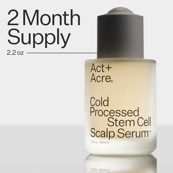 Act+Acre Stem Cell Serum with details of 2 month supply