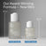 Infographic comparing sizes of Act+Acre Stem Cell Scalp Serum